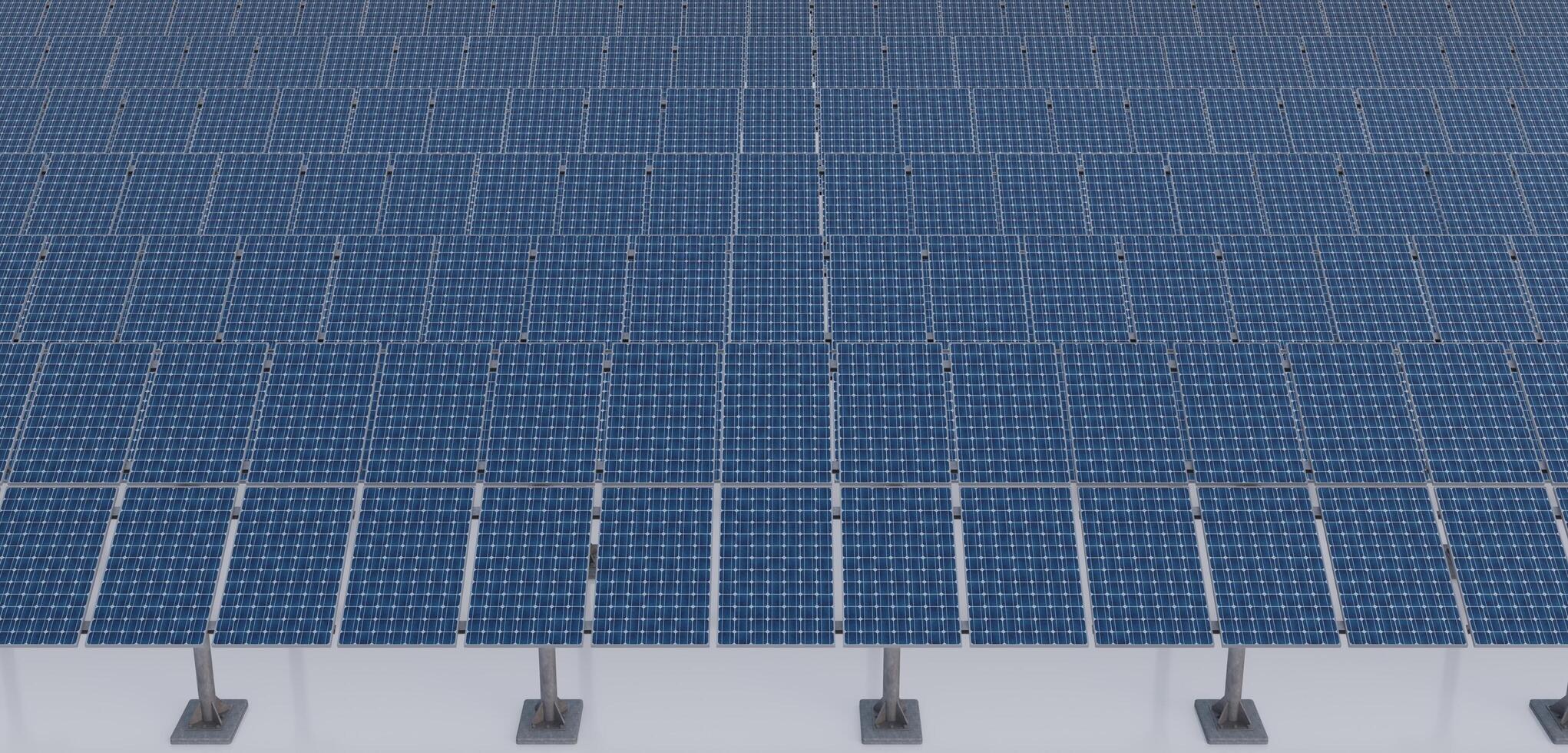 solar cell, solar energy, white background photo