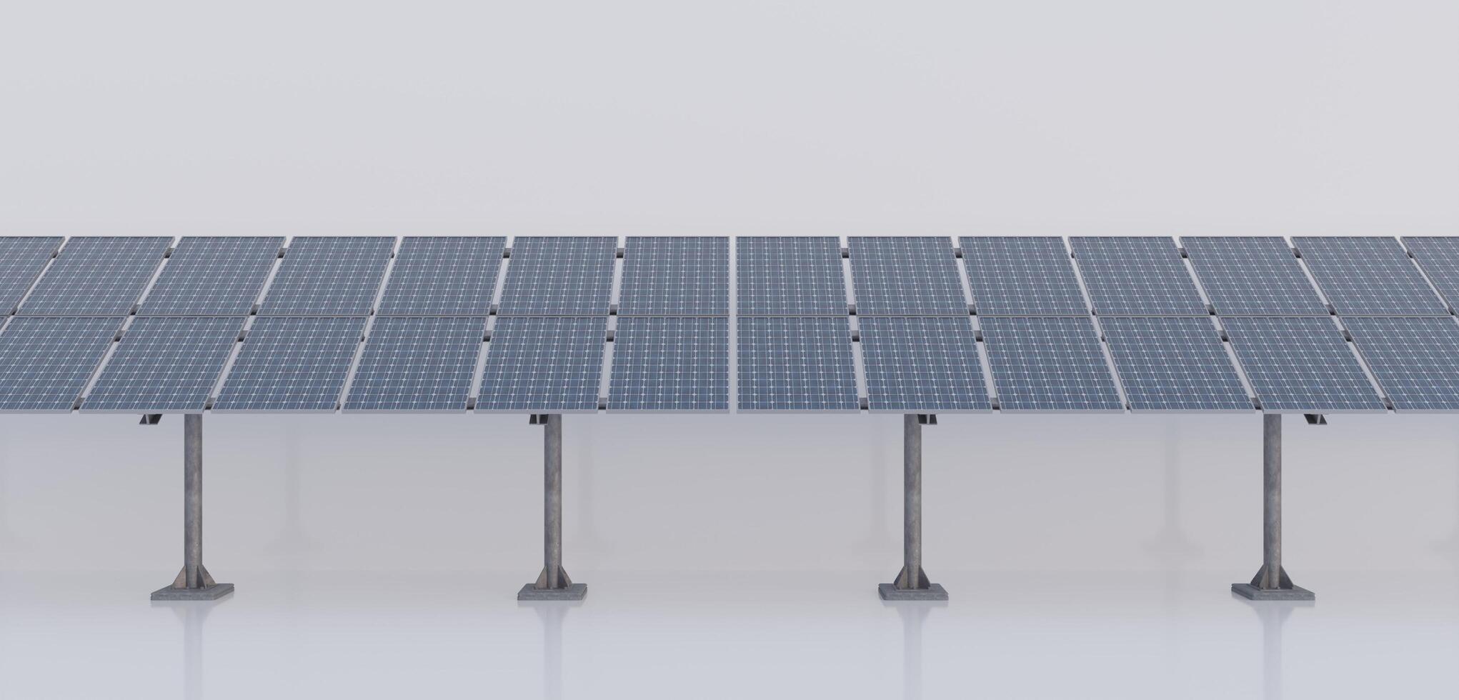 solar cell, solar energy, white background photo