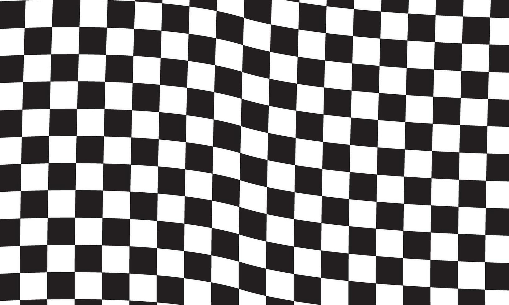 Black and white checker pattern background, Race flag vector
