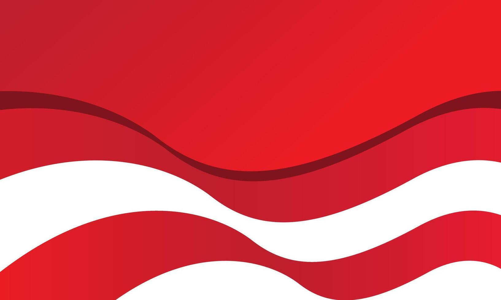 Wave flag Indonesia, Indonesia Independence day background vector