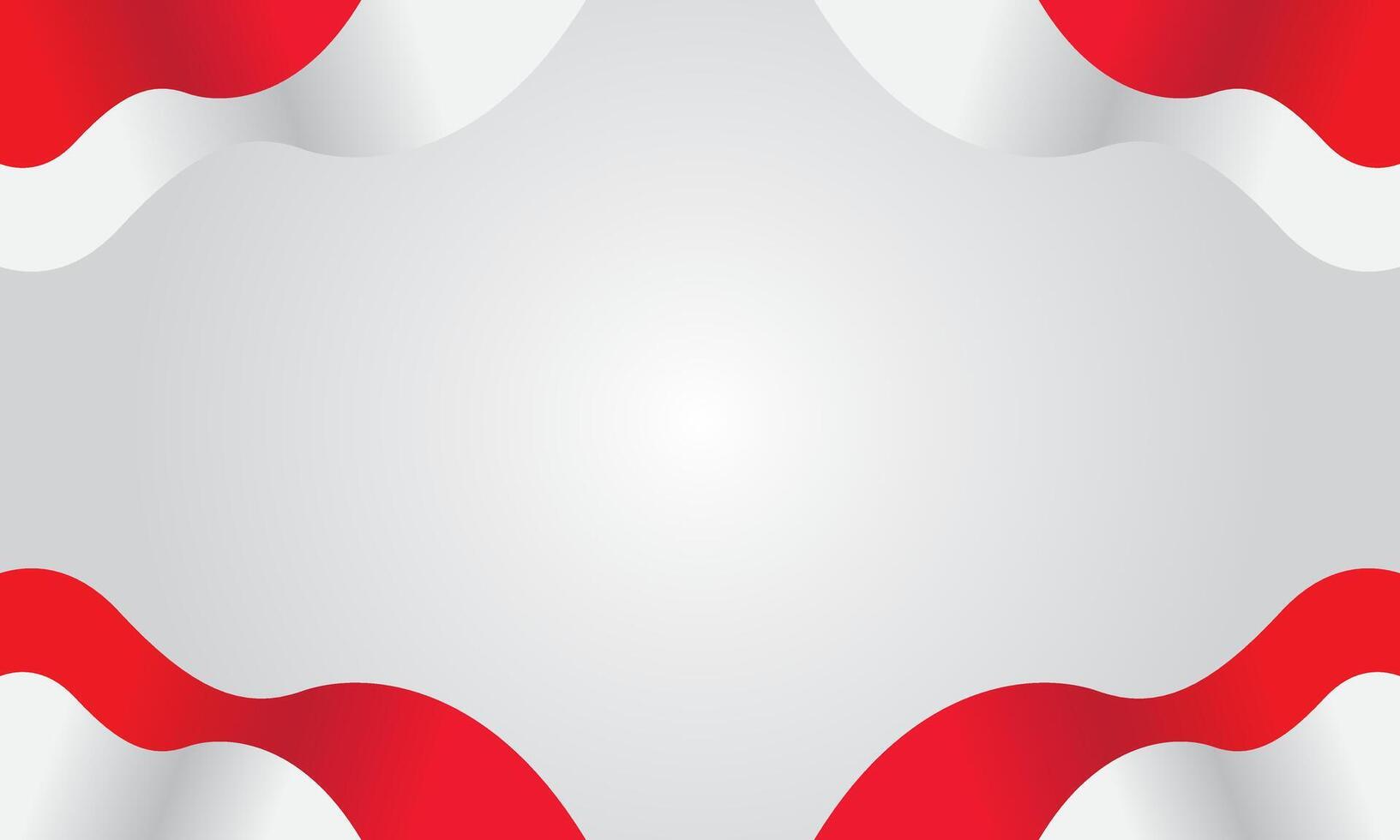 Wave flag Indonesia, Indonesia Independence day banner background vector