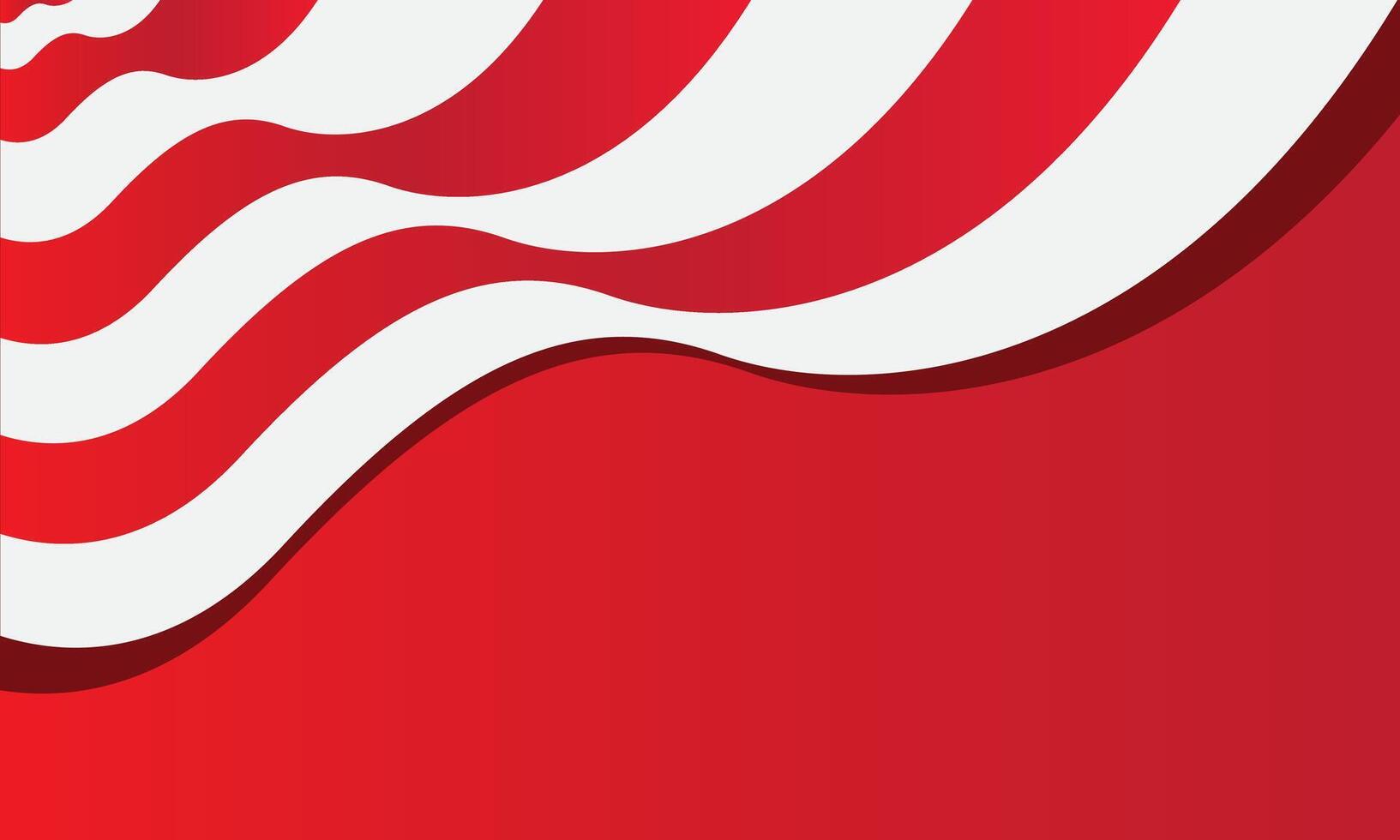 Red white modern abstract background, Indonesia Independence day vector