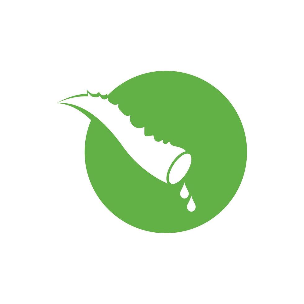 Aloe Vera logo icon design symbol beauty vector