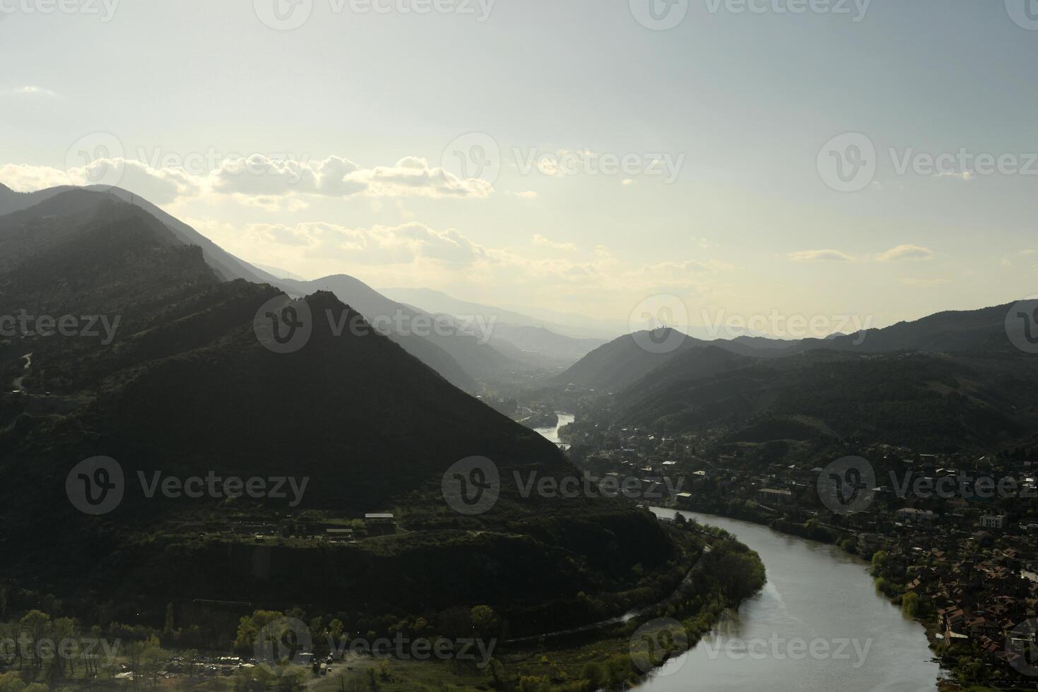 beautiful mountain view photo