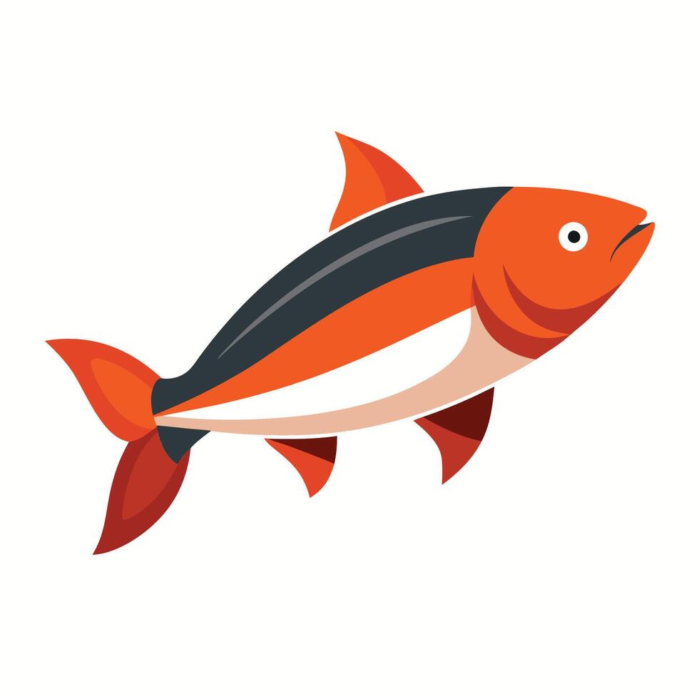 fish icon illustration vector