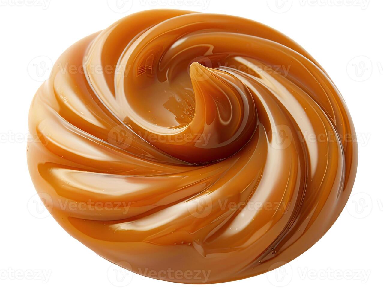 Caramel, Isolated on White photo