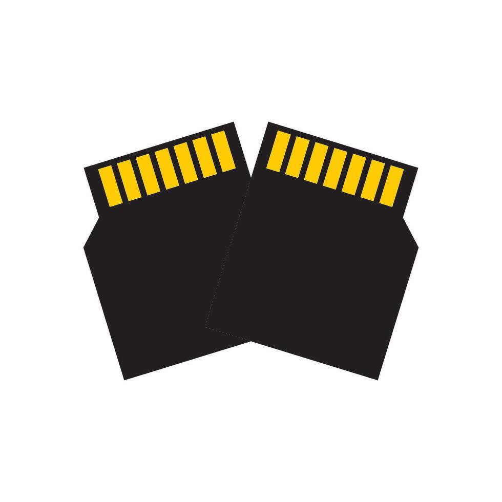 SD card design vector