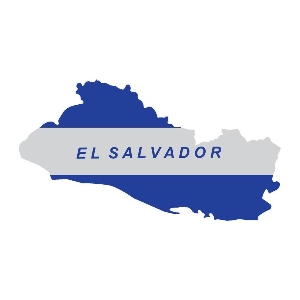 El Salvador map icon design vector