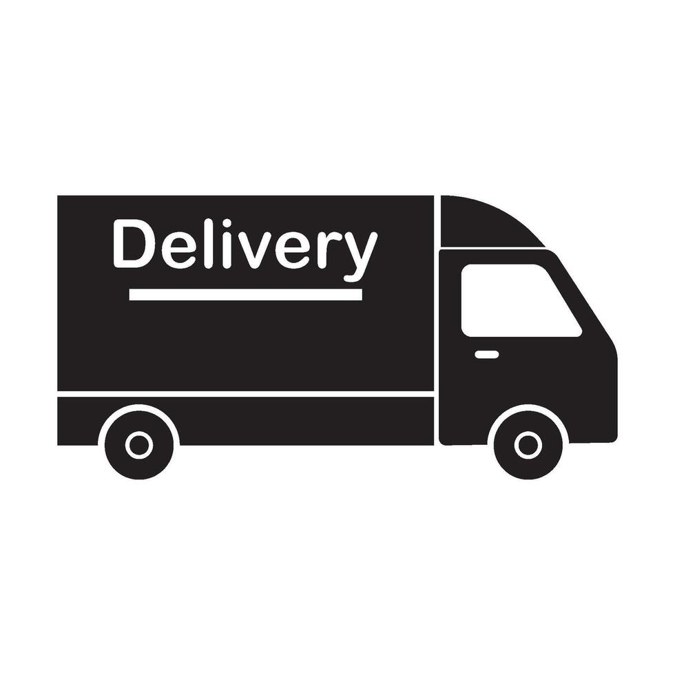 delivery truck design vector