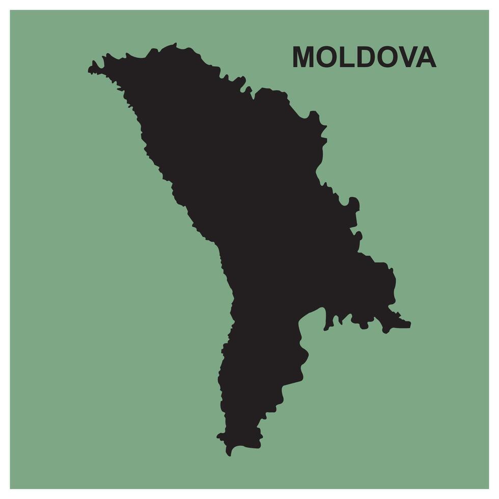 Moldova map design vector