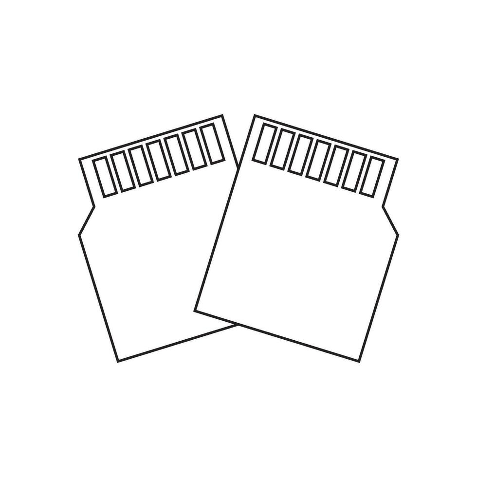 SD card design vector