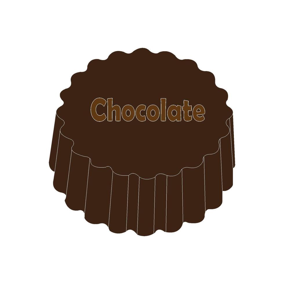 Chocolate icon design vector