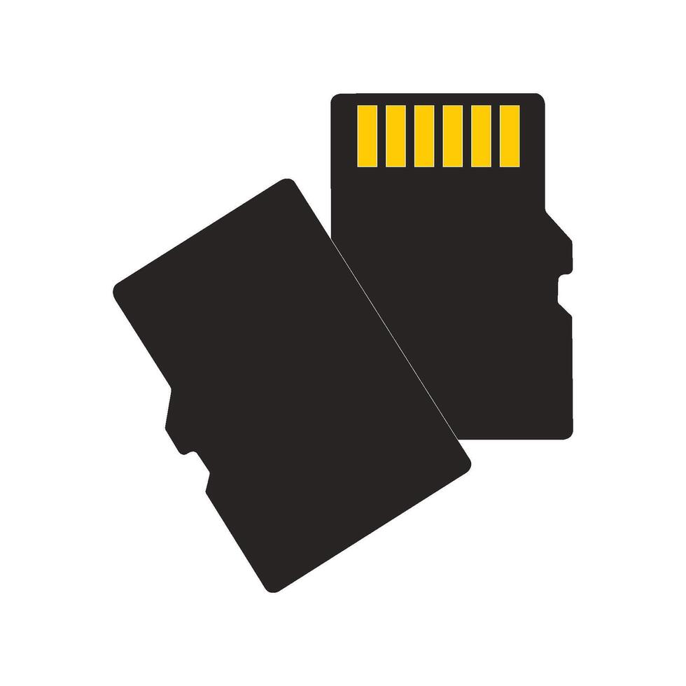 SD card design vector