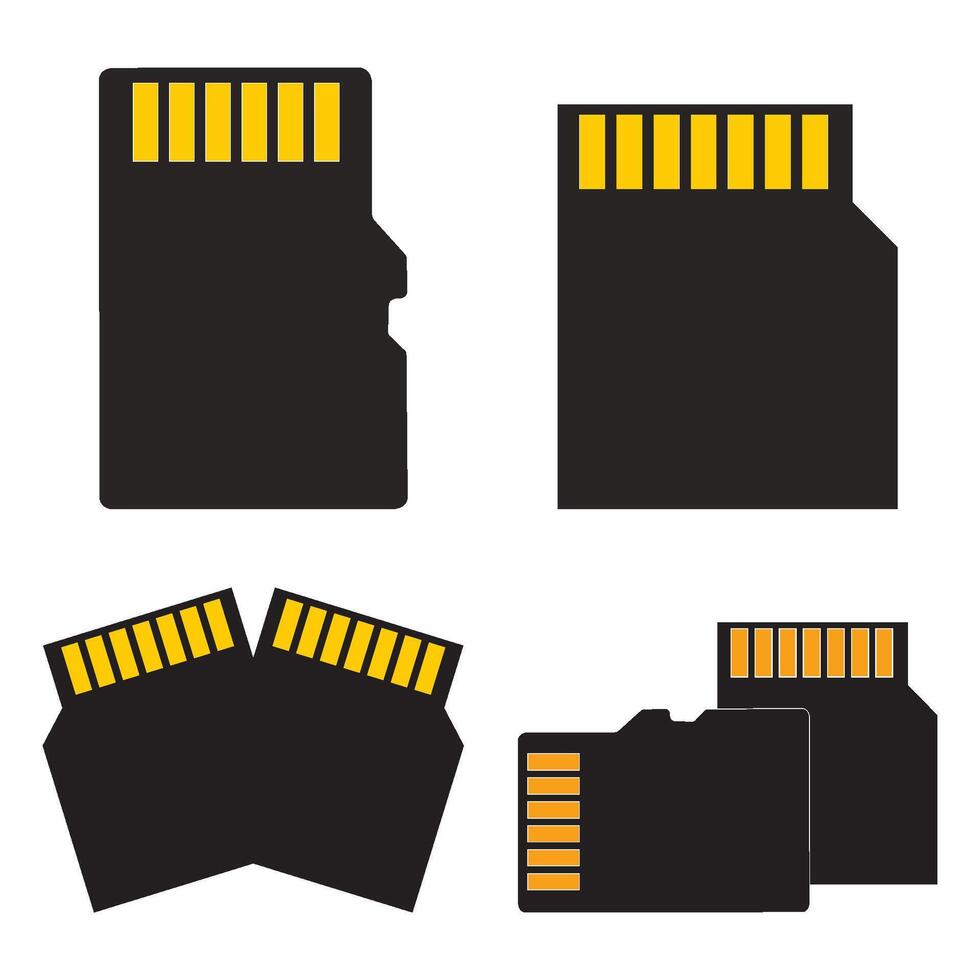 SD card icon design vector