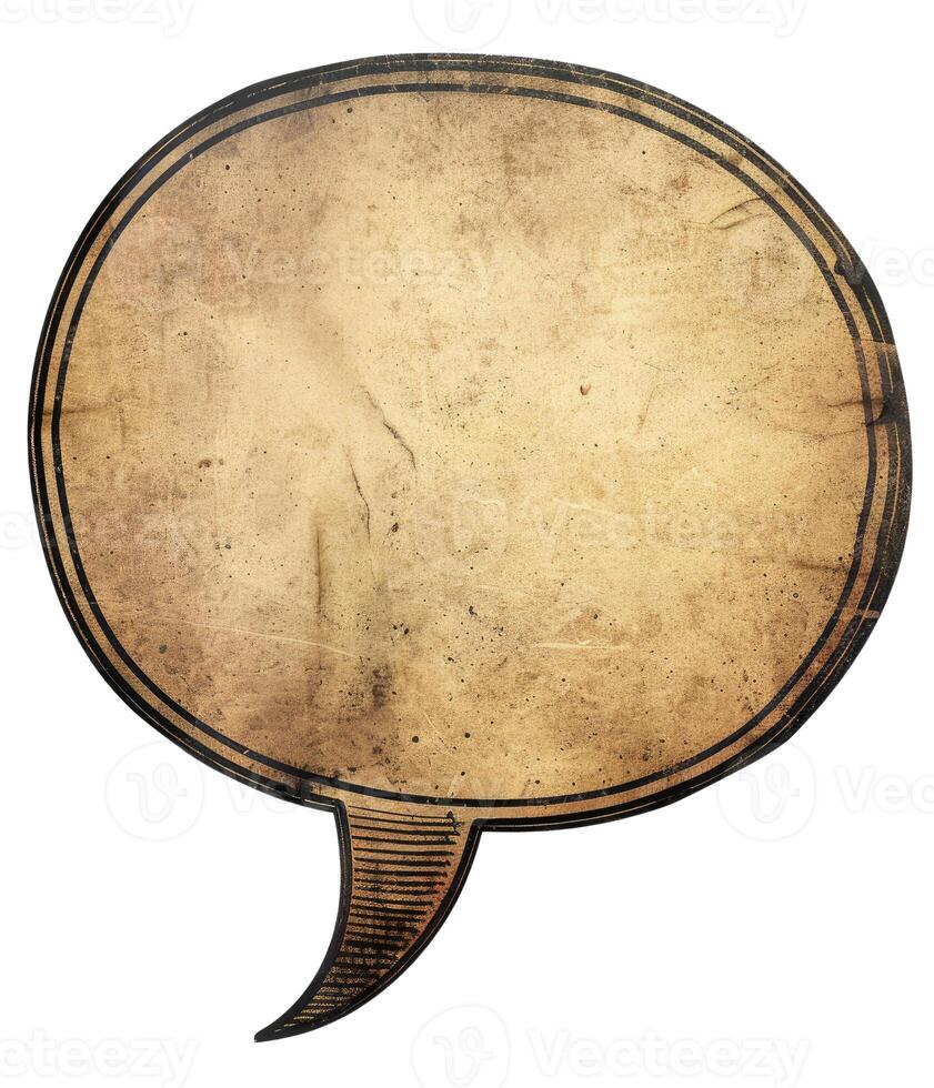 Paper Speech Bubble photo