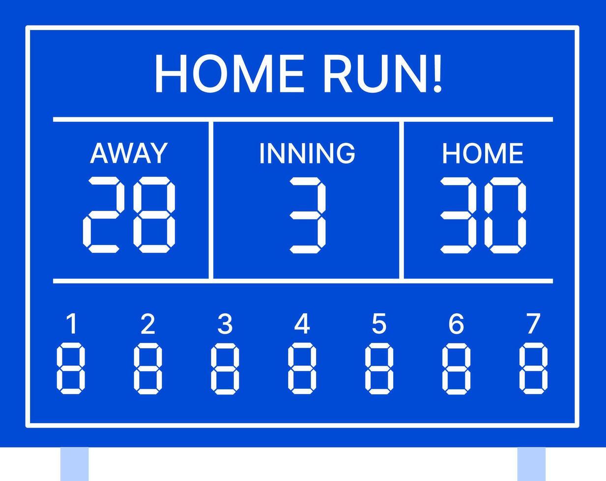 Baseball Cartoon Icon vector