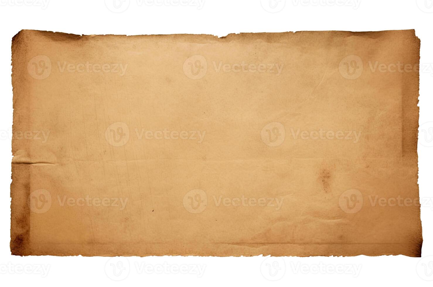 Old Paper, Isolated on White photo