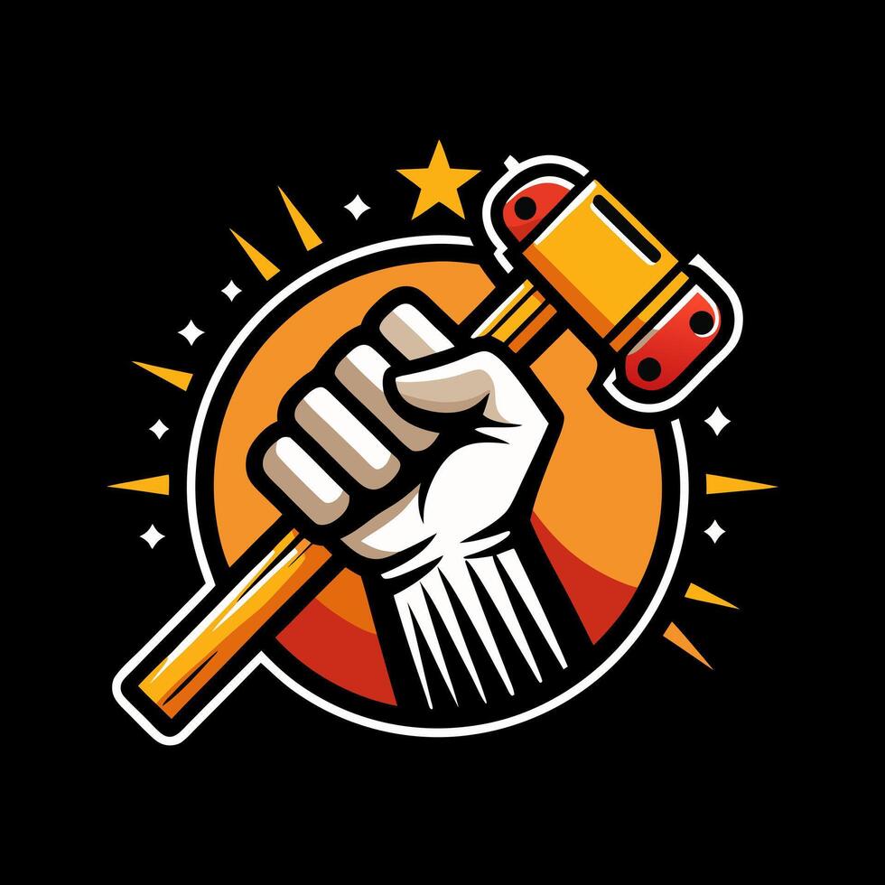 Happy Labor day or international workers day. May 1st International Labor Day. Labor Day poster. Labor Day logo design. Labor Day brand logo. vector