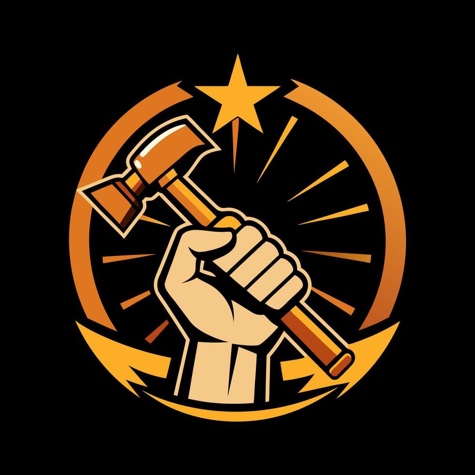 Happy Labor day or international workers day. May 1st International Labor Day. Labor Day poster. Labor Day logo design. Labor Day brand logo. vector