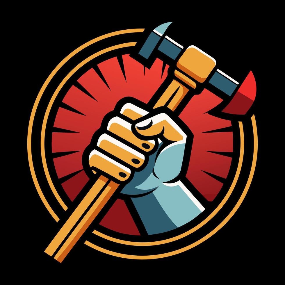 Happy Labor day or international workers day. May 1st International Labor Day. vector