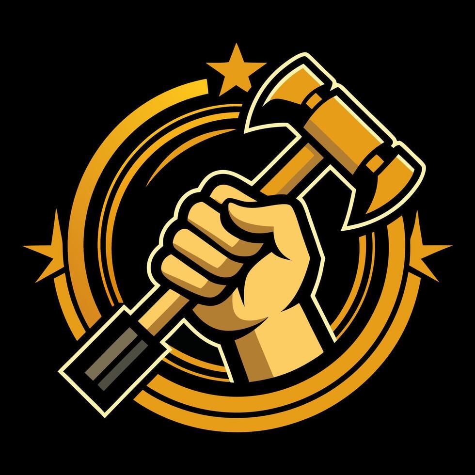 Happy Labor day or international workers day. May 1st International Labor Day. vector