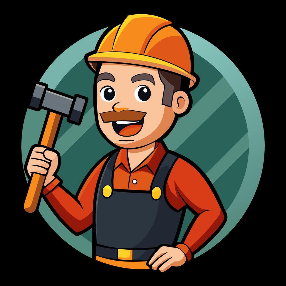 Happy Labor day or international workers day. May 1st International Labor Day. vector
