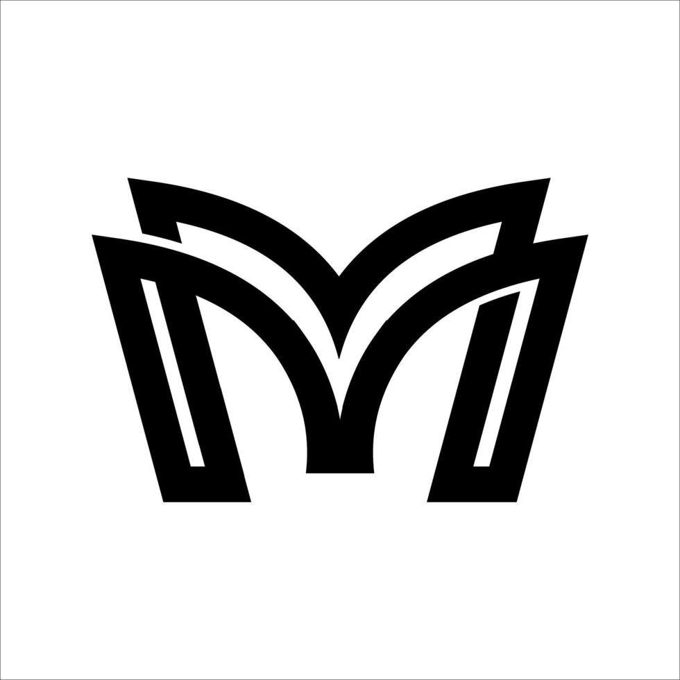 Letter M Logo Icon Design Element vector