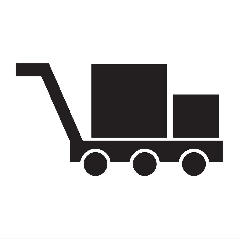 Delivery Man Icon Element vector