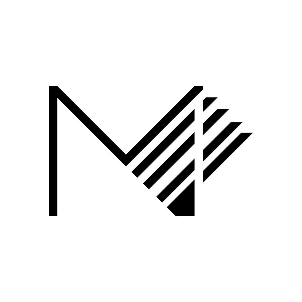 Letter M Logo Icon Design Element vector