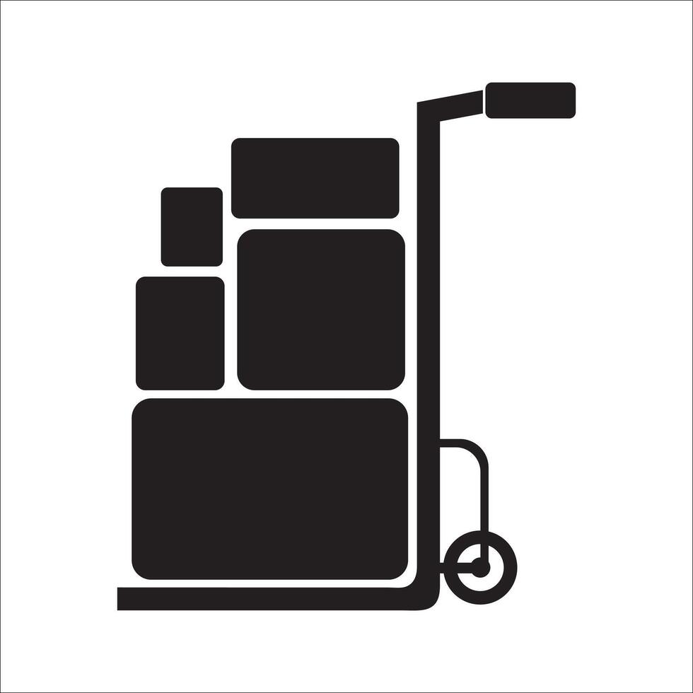 Delivery Man Icon Element vector