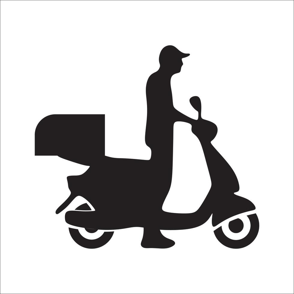Delivery Man Icon Element vector