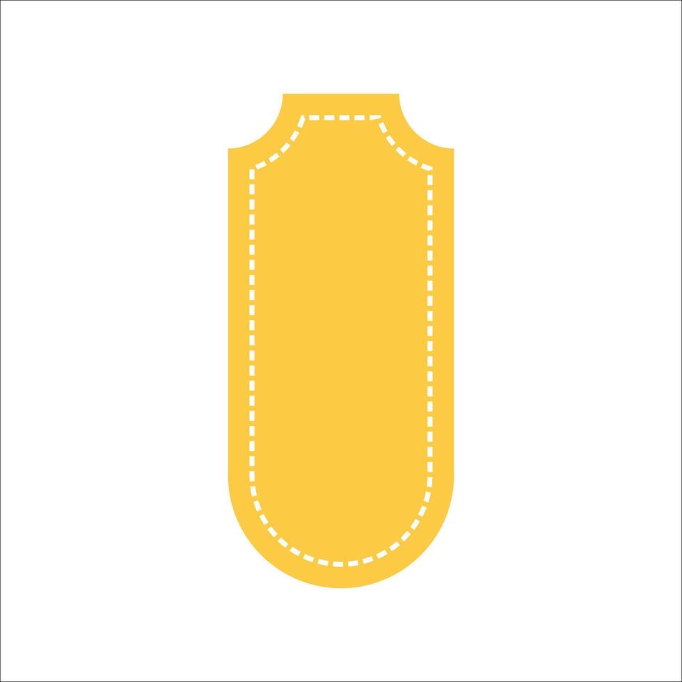 Modern Yellow Emblem Logo Element vector
