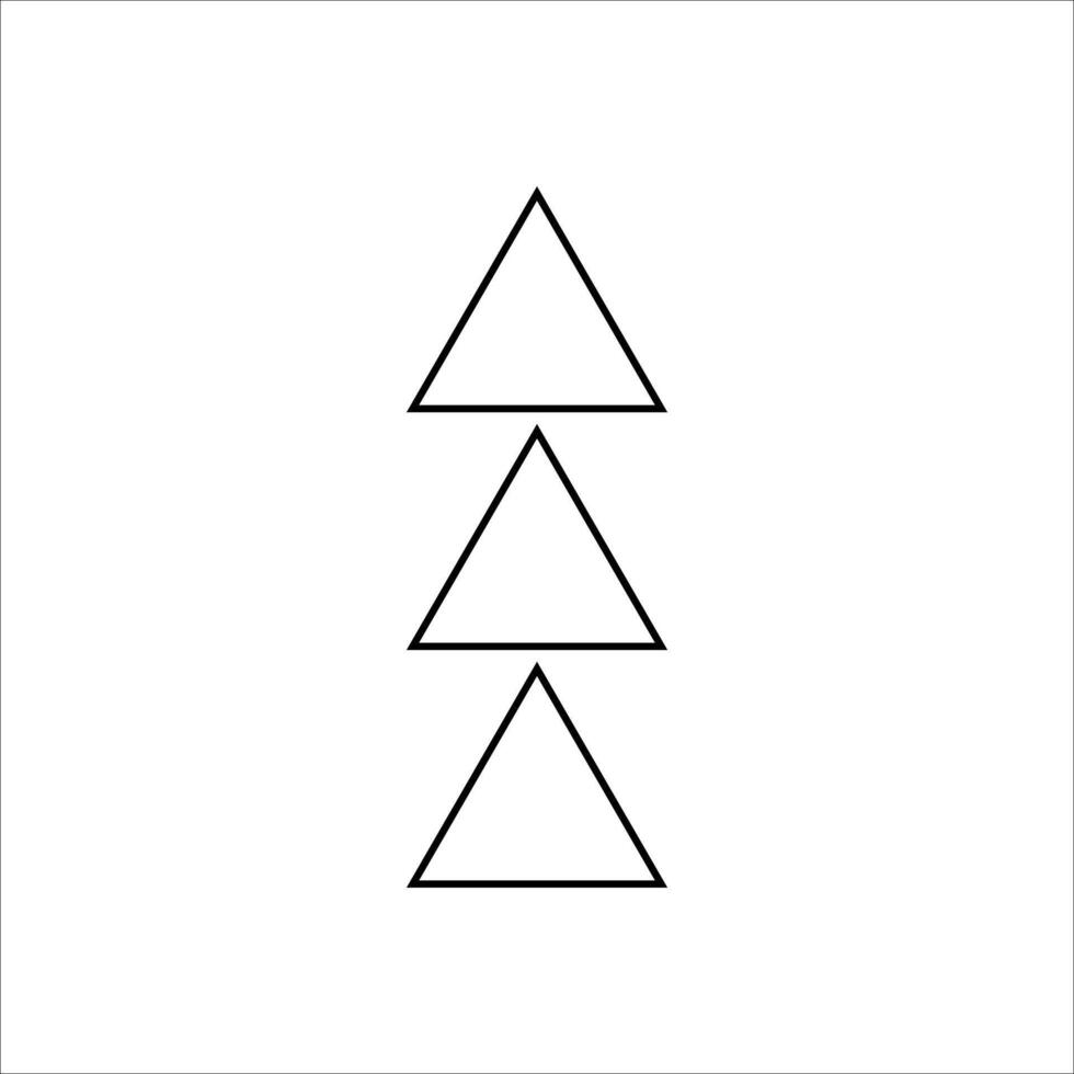 Abstract minimalist geometric lined shape element vector