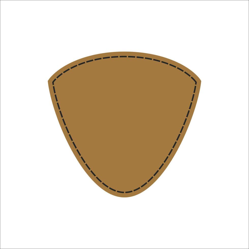 Flat shield badge icon element vector