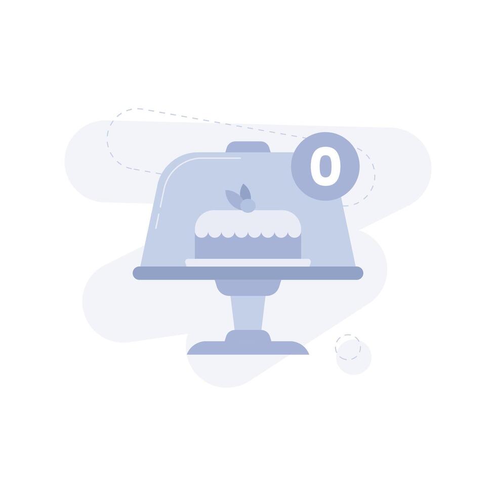 Cake Stock Empty UI Illustration vector