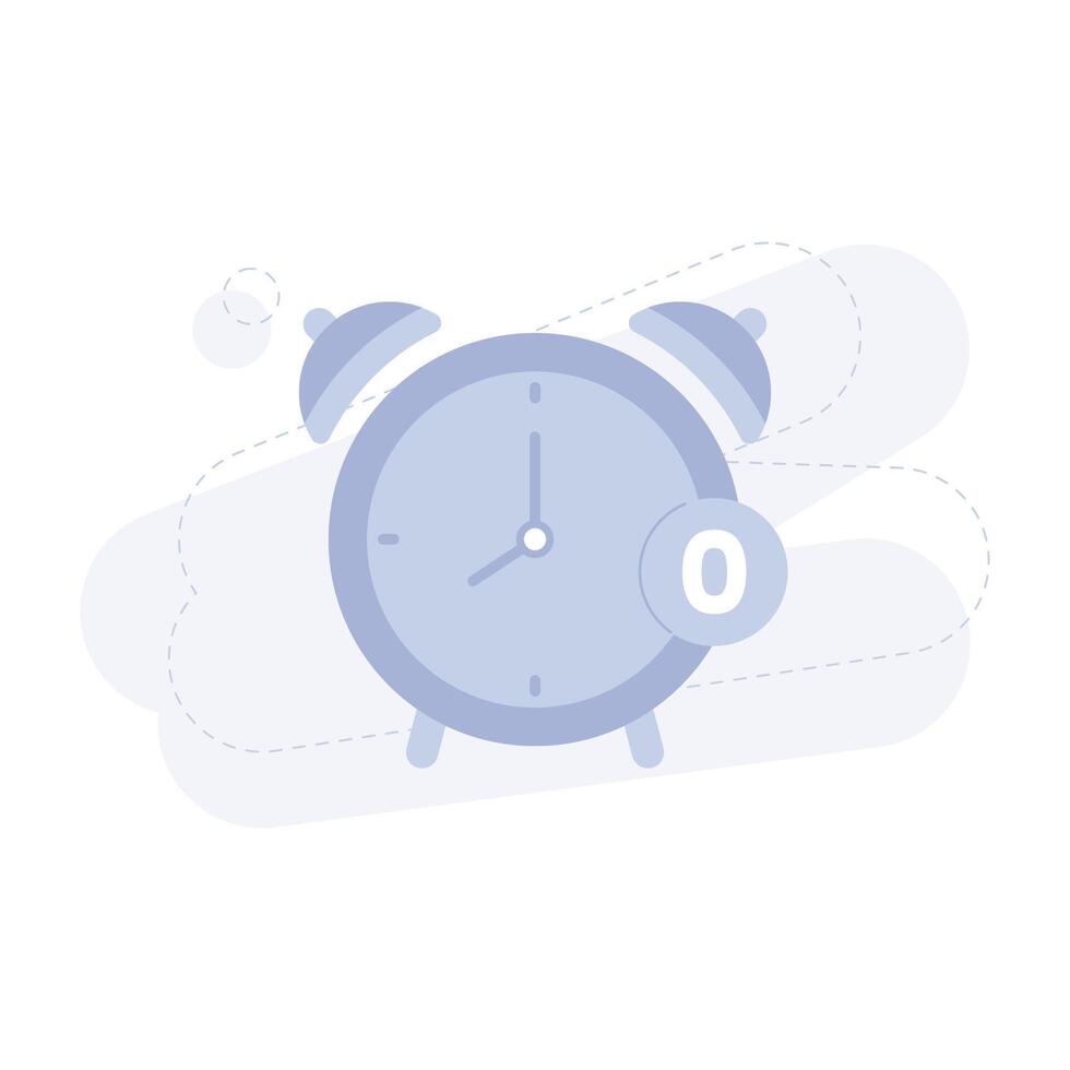 Alarm Schedule Empty UI Illustration vector