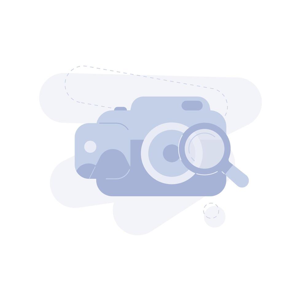 Capture Image Not Found UI Illustration vector