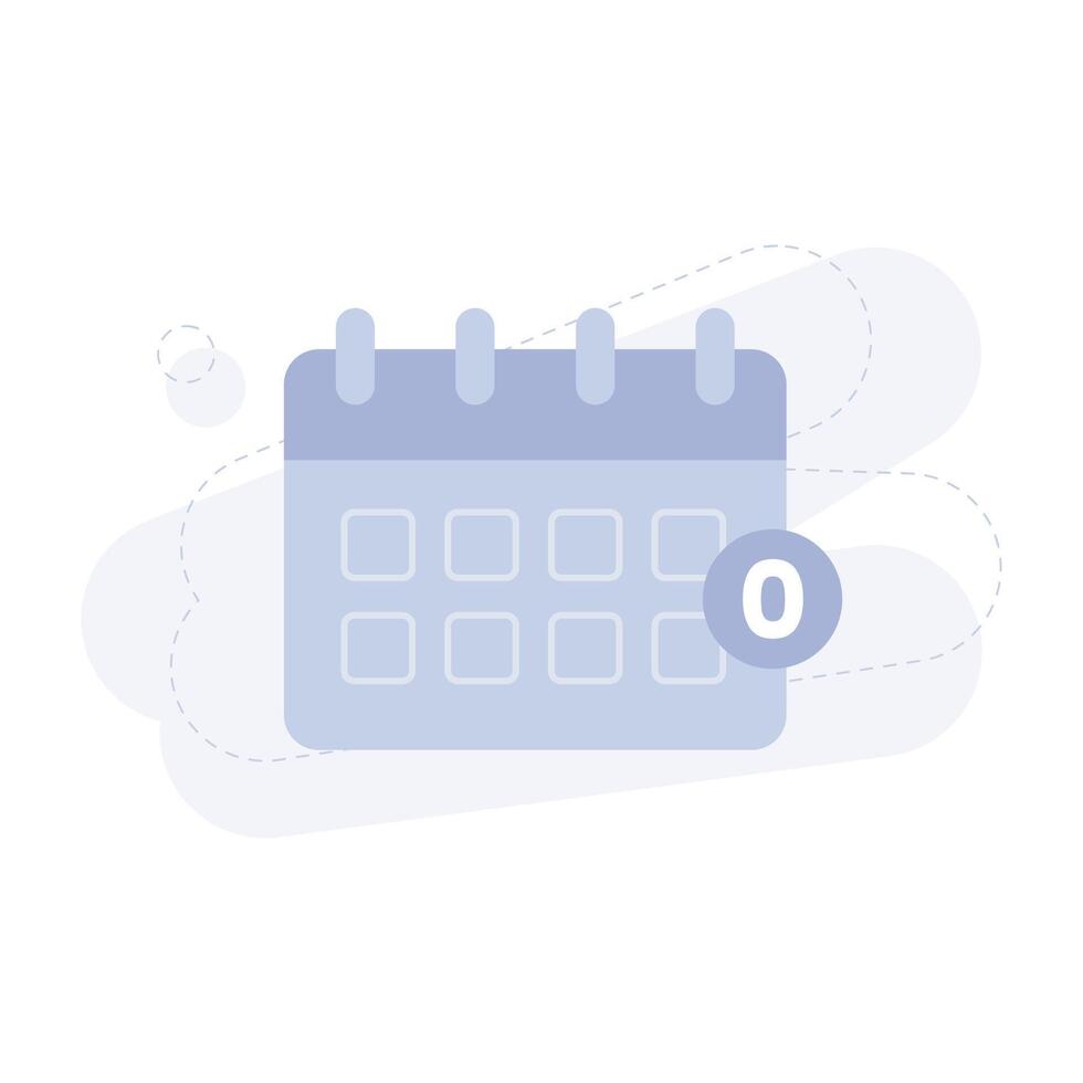 Schedule List Empty Illustration vector