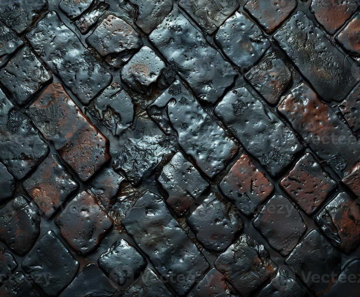 Close Up View of a Brick Wall photo