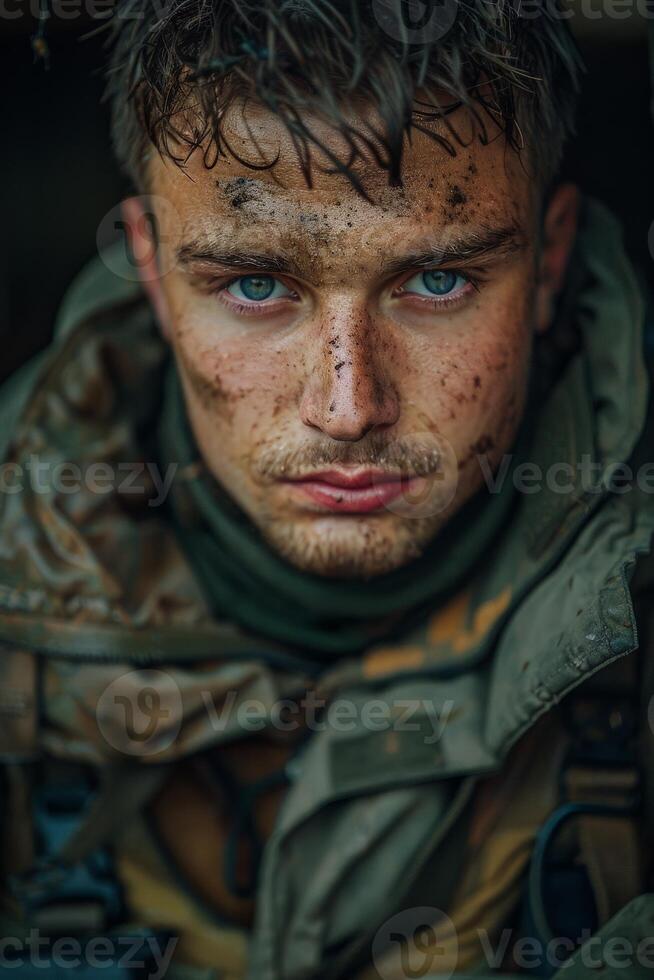 Close Up of Person With Freckles on His Face photo