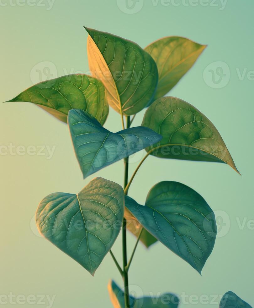 Close-Up of a Plant With Green Leaves photo