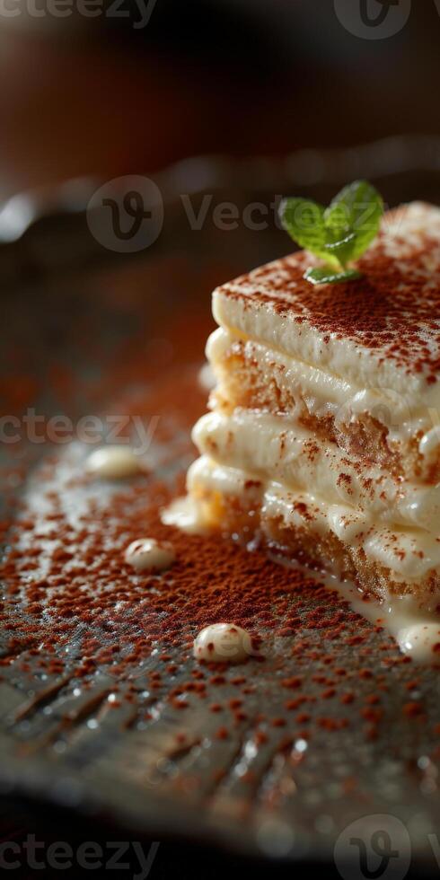 Piece of Cake on Plate photo