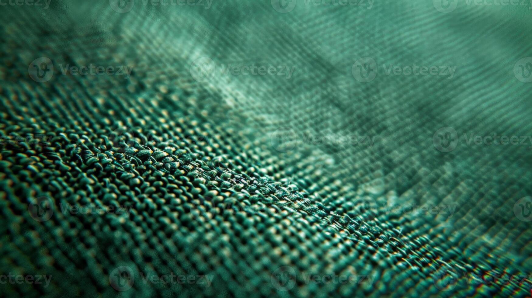 Close up view of green fabric photo