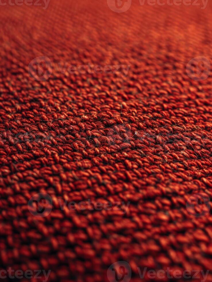 Close up view of a red carpet photo