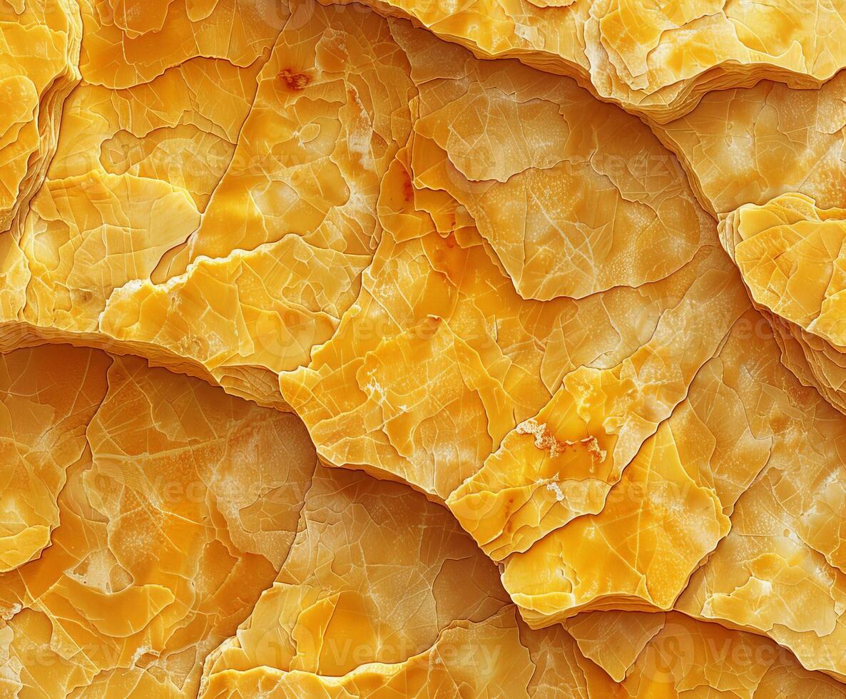 Close up view of a yellow leaf photo