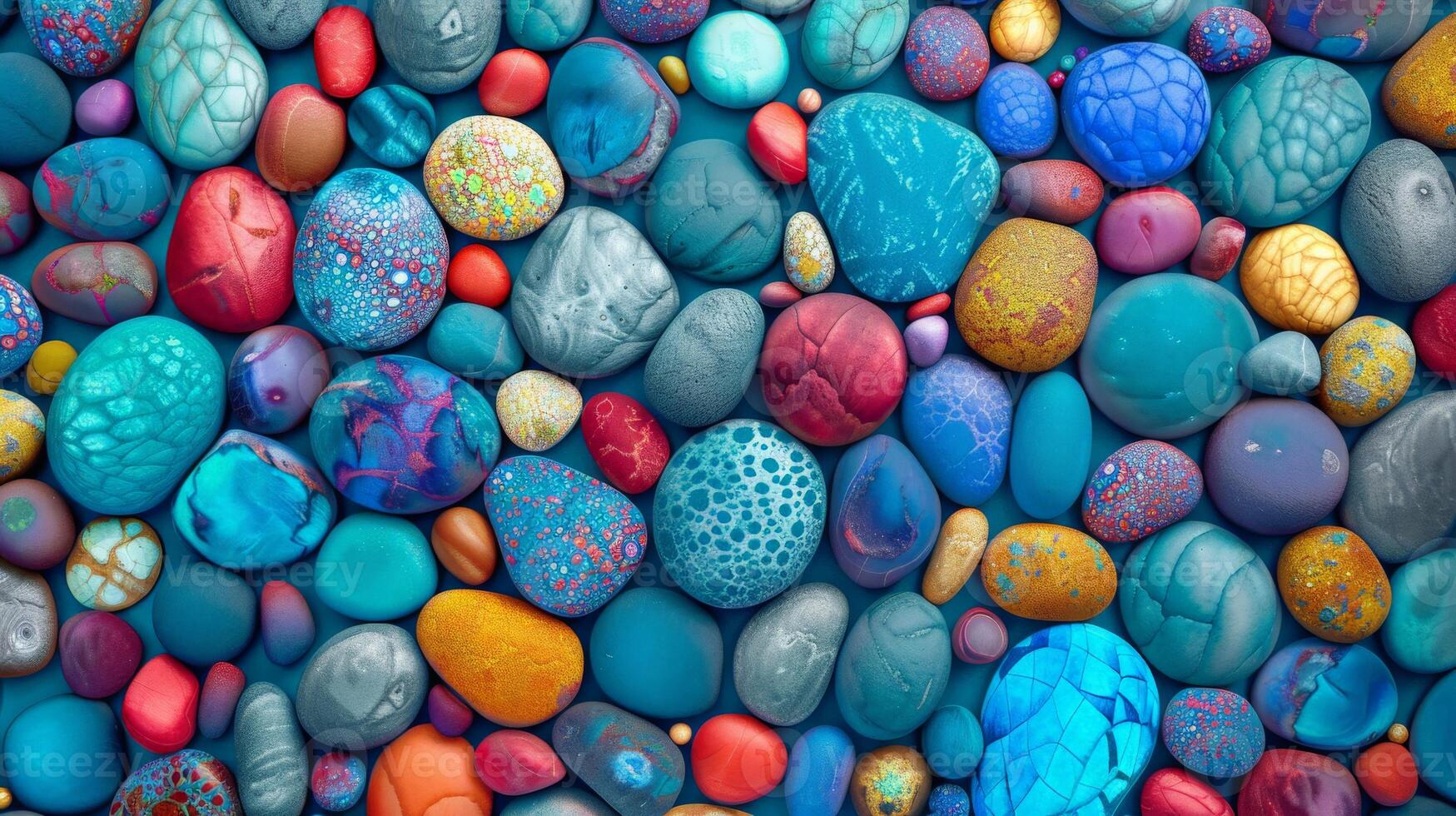 Assorted Rocks With Varied Colors in Nature photo