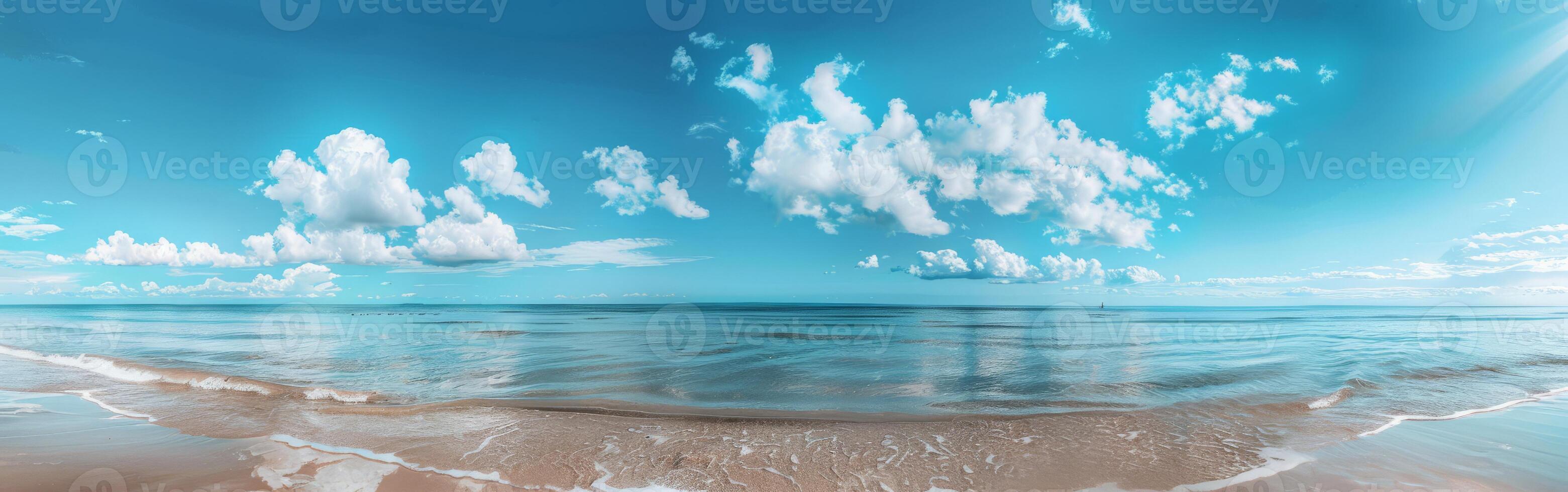 View of the Ocean From the Beach photo