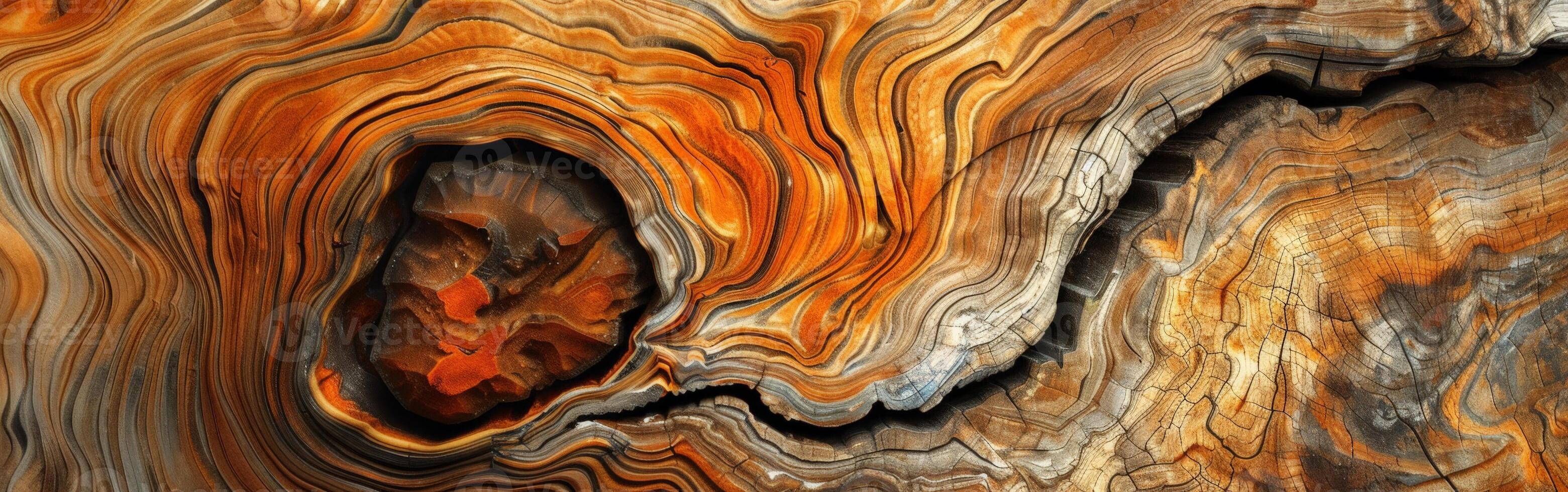 Close Up View of Tree Trunk photo