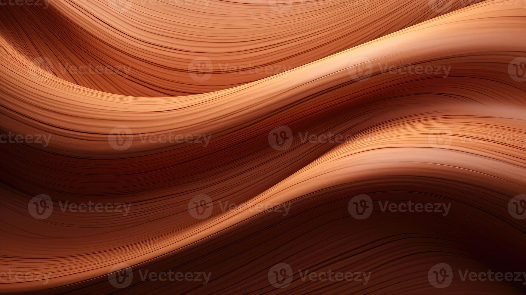 Close-Up of Intricate Wavy Wood Pattern photo