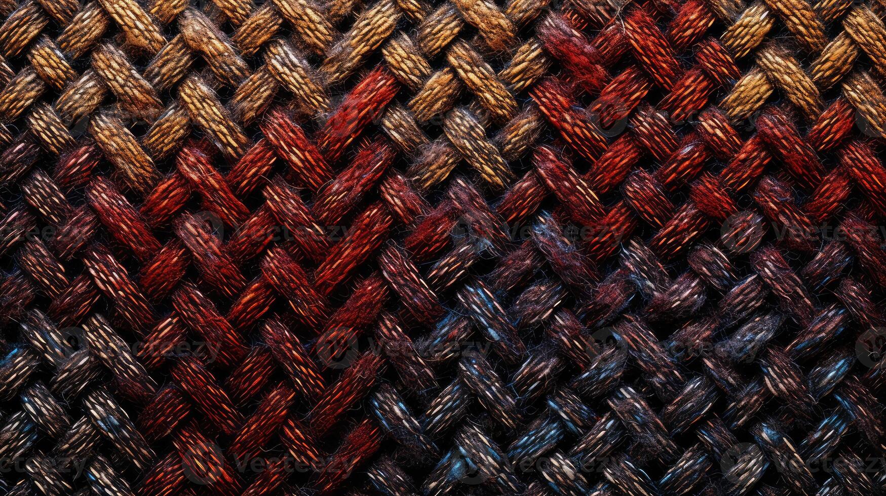 Close-Up of Woven Fabric photo